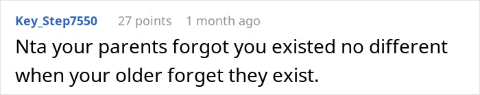 Forum comment discussing parents treating bio son like trash while favoring adopted kids and seeking forgiveness. - 39