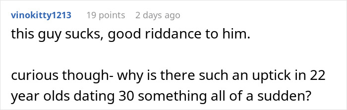 Screenshot of a social media comment discussing dating issues related to men ending up on the side of the road after insulting their date. Screenshot of a social media comment discussing dating issues related to men ending up on the side of the road after insulting their date.