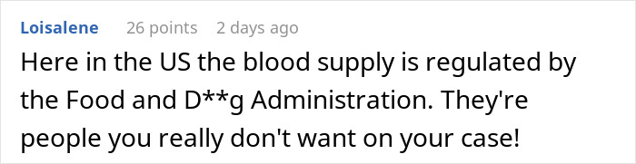 Comment discussing US blood supply regulation by the Food and Drug Administration amid plasma donation and racism claims. Comment discussing US blood supply regulation by the Food and Drug Administration amid plasma donation and racism claims.