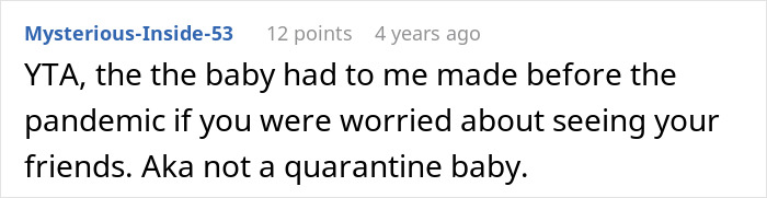 Screenshot of a Reddit comment discussing a teen refusing to be a live-in babysitter for parents during the pandemic. - 41