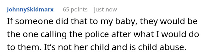 Comment about mom flipping out after aunt sneaks in unlicensed ear piercing with gold studs on baby visit.