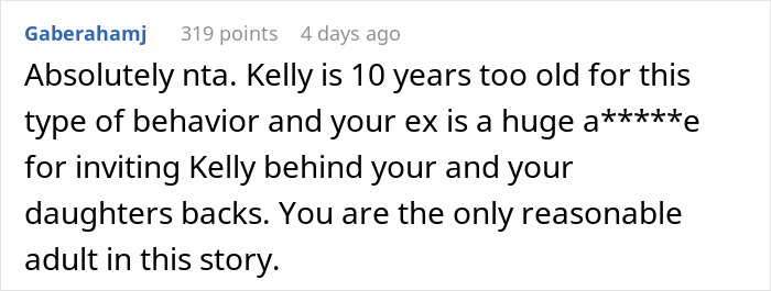 Comment text from Reddit discussing a mom inviting an unwanted guest to daughter’s party and resulting apology issues. Comment text from Reddit discussing a mom inviting an unwanted guest to daughter’s party and resulting apology issues.