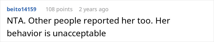 Screenshot of a forum comment discussing unacceptable behavior and islamophobic treatment by a coworker.