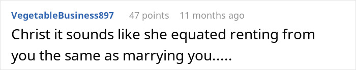 Screenshot of online comment discussing a woman finding contractors quoting jobs for her home remodel plans.