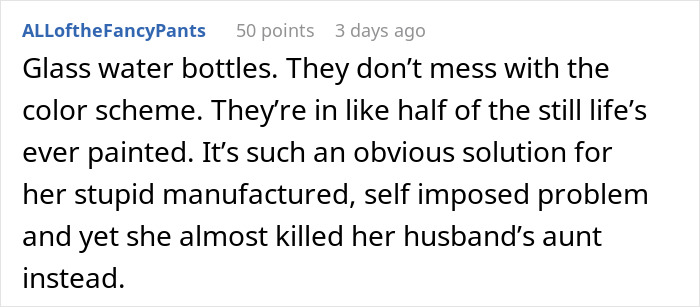 Screenshot of a social media comment describing a bride banning water bottles at her wedding in 102°F heat. Screenshot of a social media comment describing a bride banning water bottles at her wedding in 102°F heat.