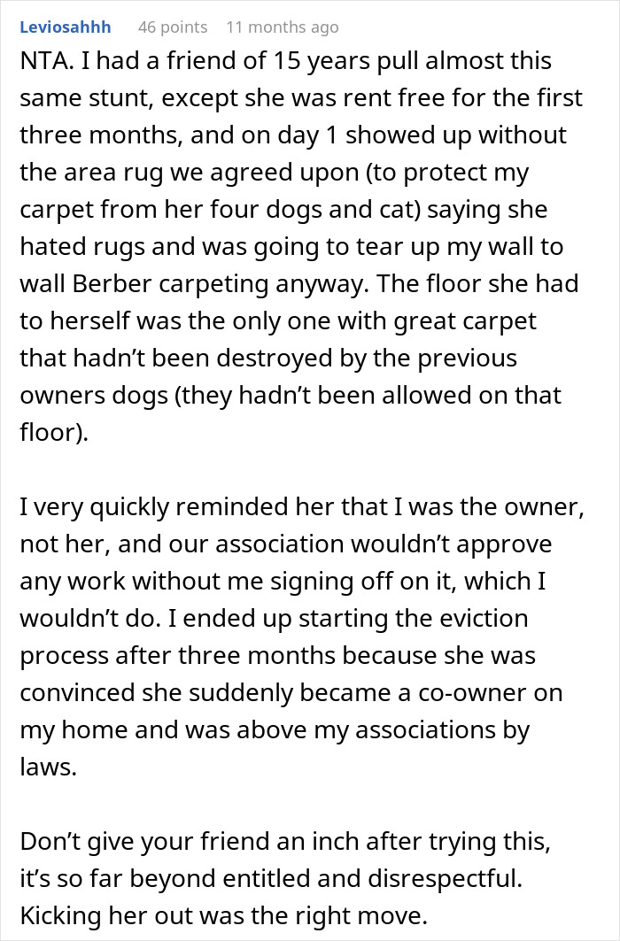 Reddit user describes roommate plotting home remodel by secretly getting contractors to quote jobs.