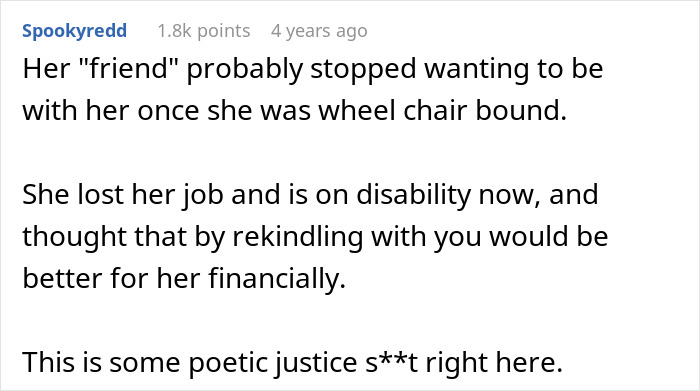 Screenshot of a social media comment discussing a fiancée leaving her partner after a cancer diagnosis. - 41