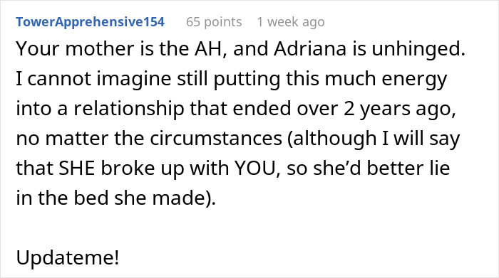 Text conversation screenshot showing a heated discussion about a mother refusing to stop being friends with an ex. - 38