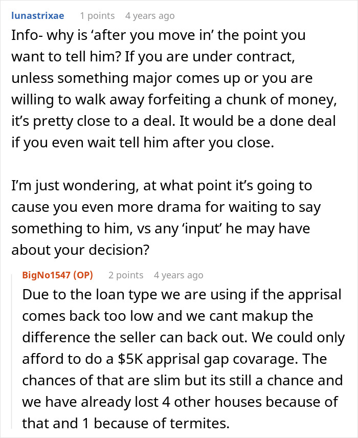 Woman hesitant to share important news with dad after last attempt, expressing regret and fear of more drama.