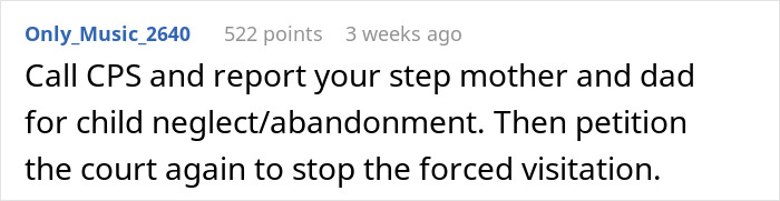 Comment warning about child neglect and abandonment related to a teen refusing to babysit a 5-year-old alone. - 23