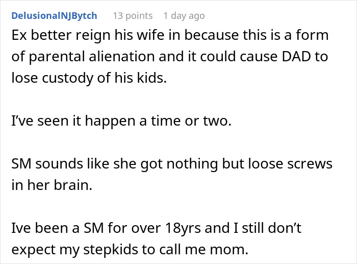 Screenshot of an online discussion about a woman celebrating the failure of her ex-husband’s new wife with no regret. - 50