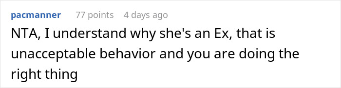 Comment on Mom invites unwanted guest to daughter’s party, discussing unacceptable behavior and supporting the right actions taken. Comment on Mom invites unwanted guest to daughter’s party, discussing unacceptable behavior and supporting the right actions taken.