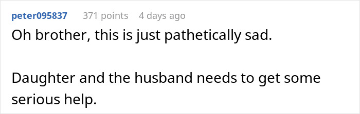 Comment on a social media post discussing a teen forging texts to sabotage dad's relationship, causing him to kick out pregnant fianc&eacute;e.