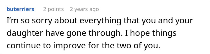 Comment expressing sympathy for a man canceling plans to go on a cycle trip instead of watching his daughter. Comment expressing sympathy for a man canceling plans to go on a cycle trip instead of watching his daughter.