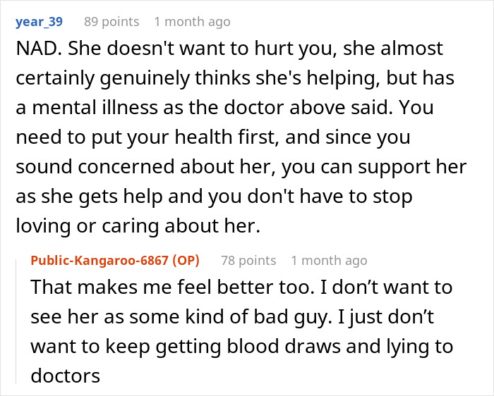 Teen sick and tired of being dragged into hospitals shares experience exposing mom’s lies about health. - 22