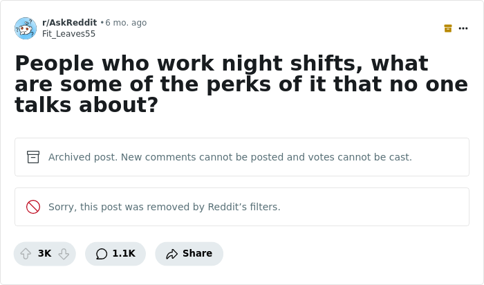28 Night Shift Workers Share the Surprising Benefits Of Working Overnight—Despite Its Bad Reputation - 1