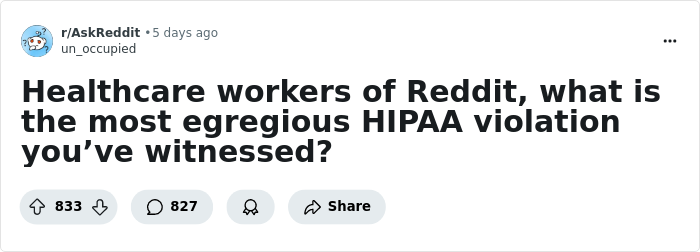 64 Medical Professionals Who Knowingly Or Accidentally Violated HIPAA - 1