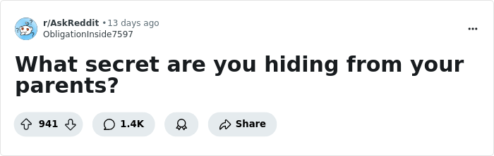 50 Secrets That People Will Never Tell Their Families - 1