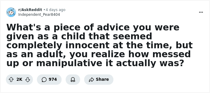 People Online Recall Debunked Advice And “Facts” From Parents During Their Childhood (32 Stories) - 1