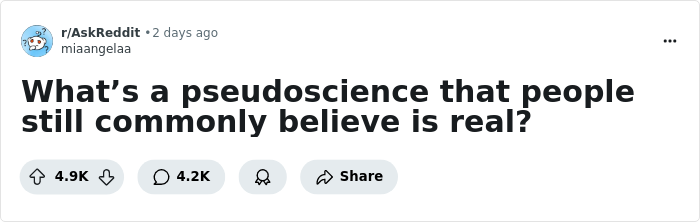 Here Are 33 Of The Weirdest “Theories” Science Has Debunked Yet Many Folks Still Consider True - 1