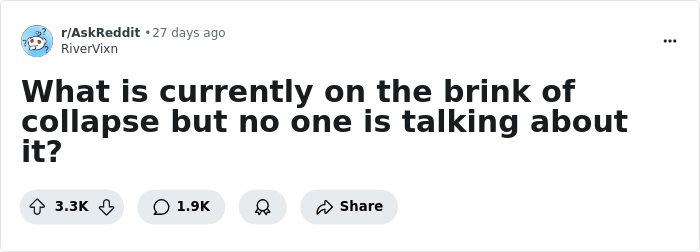 “We Are In A Mass Extinction Event”: These 46 Things Have People Concerned About The Future - 1