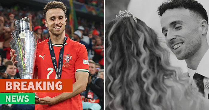 World Stunned After Football Star Diogo Jota, 28, Passes Away 2 Weeks After Getting Married