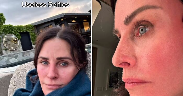 61-Year-Old Courteney Cox Shares Makeup-Free Selfies Amid Private Health Struggle