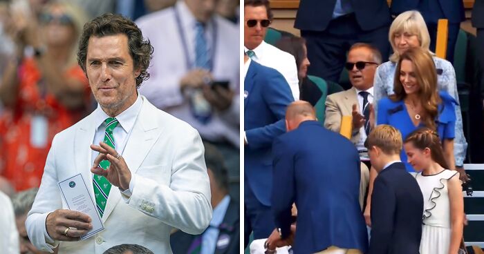 Matthew McConaughey Hailed As “Gentleman” For His Gesture To British Royalty At Wimbledon Final