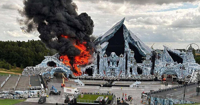 Horror At Tomorrowland As Massive Fire Swallows Main Stage Days Before Opening