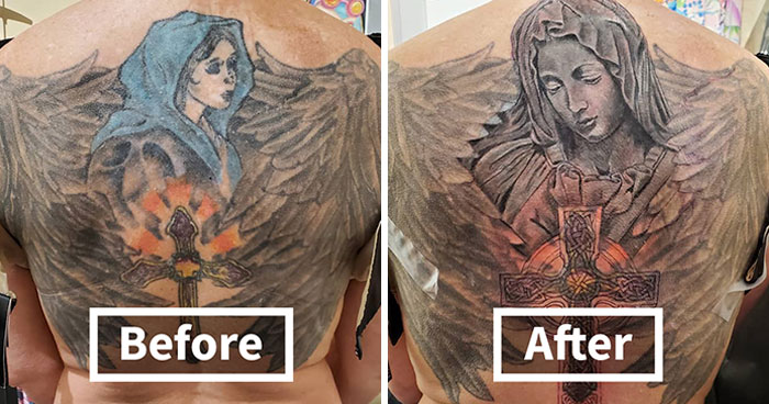 From Regret To Masterpiece: 50 Tattoo Transformations By The ‘Countess Of Coverups’