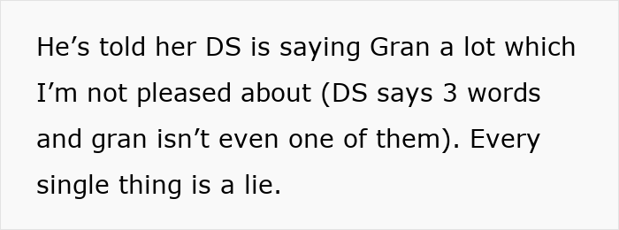 Text message conversation revealing woman discovers husband texted his mother about lies involving their family issues.