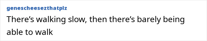 Comment saying walking slow and barely able to walk, reflecting reactions to Kim Kardashian’s constipated runway walk at Paris Fashion Week 2025. Comment saying walking slow and barely able to walk, reflecting reactions to Kim Kardashian’s constipated runway walk at Paris Fashion Week 2025.