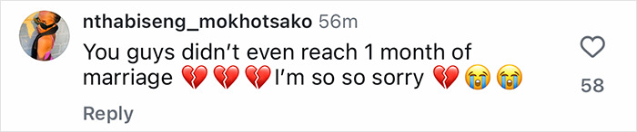 Comment expressing heartbreak with broken heart and crying emojis in response to Diogo Jota's final post.