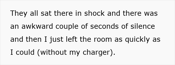 Alt text: Text describing a shocked reaction to a drunk wife flashing and ensuing verbal attacks and physical violence incident. - 6