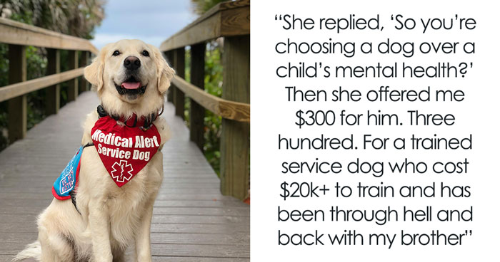 “Entitled Mom Demanded I Give Her My Late Brother’s Service Dog”
