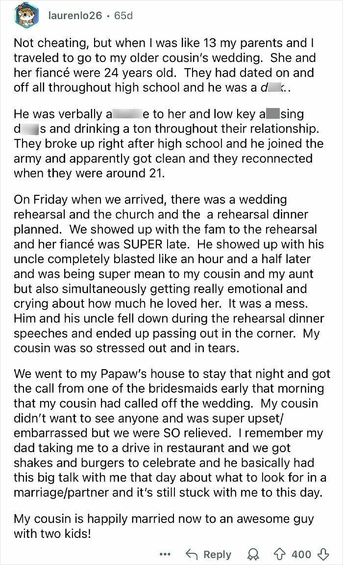 Text post describing a groom’s entitled behavior causing wedding drama, part of grooms exposed for entitlement stories.