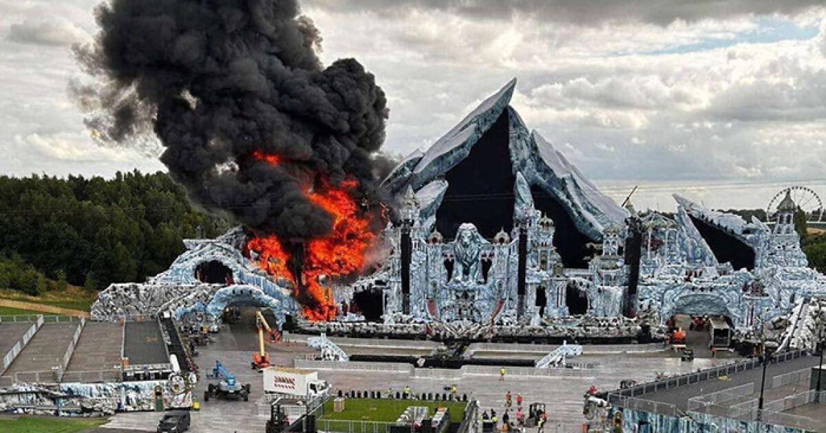Watch: Horror at Tomorrowland as massive fire swallows main stage