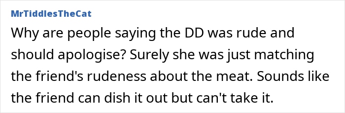 Comment section discussing a 23-year-old’s rude comment about mom’s friend and the friend’s long-lasting reaction. - 23