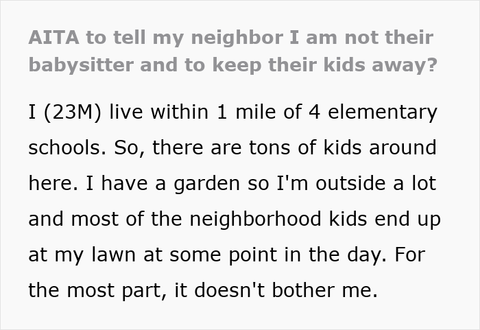 “This Woman Doesn’t Know Me”: Man Confused After A Mom Yelled At Him For Leaving Her Kids Unsupervised - 2