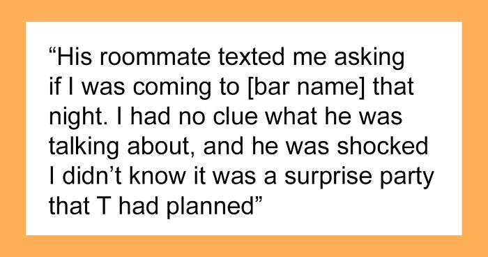 GF Attends BF’s Surprise Party She Wasn’t Invited To, Watches “Best Friend” Give Intimate Speech