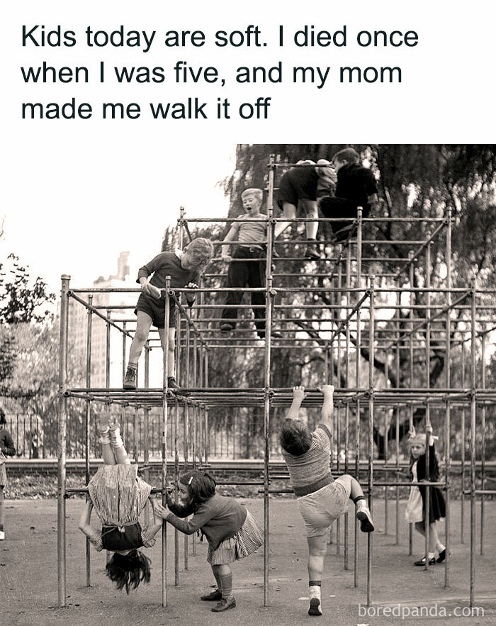 Children playing on a jungle gym in a vintage playground scene, capturing the good old days of childhood fun and adventure.