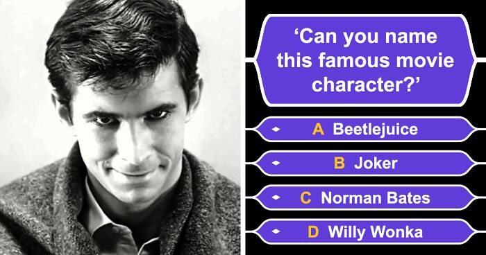 Guess The Movie Character By One Picture – Only Experts Will Get Them All