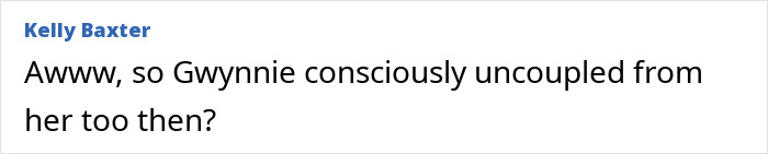 Comment text on a white background referencing Gwyneth Paltrow ending friendship with toxic Madonna after vacation incident. - 14