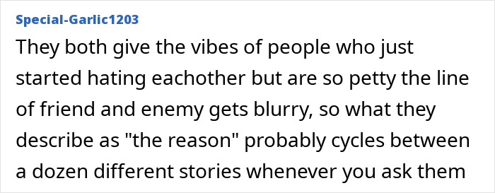Text comment on a white background in black font discussing the blurry line between friendship and enmity, related to Gwyneth Paltrow and Madonna. - 12