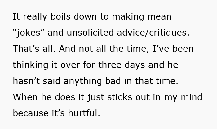 Text excerpt discussing the impact of mean jokes and unsolicited advice in a manipulative relationship context. - 32