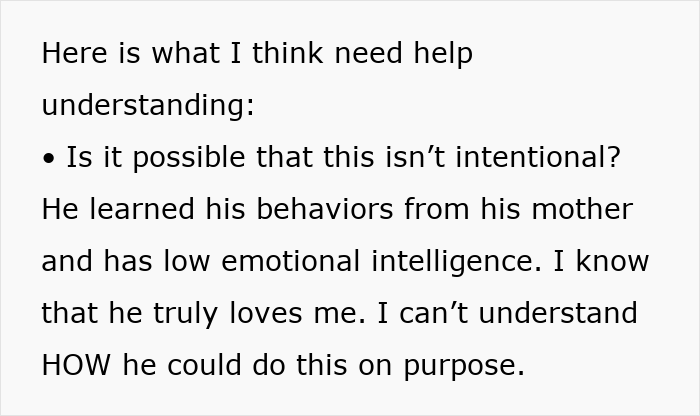 Text screenshot showing someone questioning if manipulative behaviors are intentional, reflecting on emotional intelligence and love. - 33