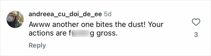 A social media comment blasting Jewel, 51, after debuting her racy bombshell makeover.