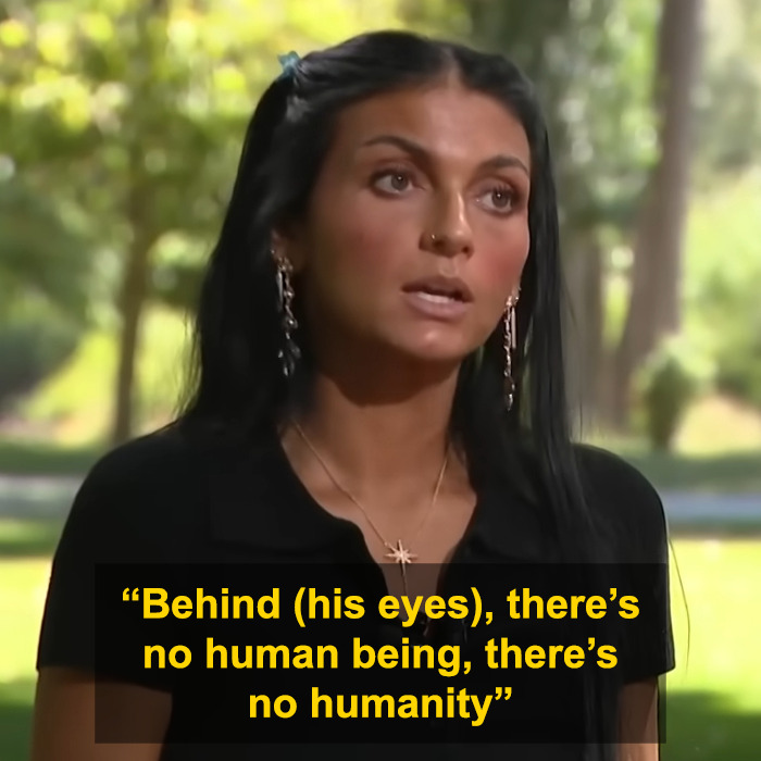 Woman recounting chilling moment facing Bryan Kohberger in court before viral takedown, discussing lack of humanity in his eyes. - 3
