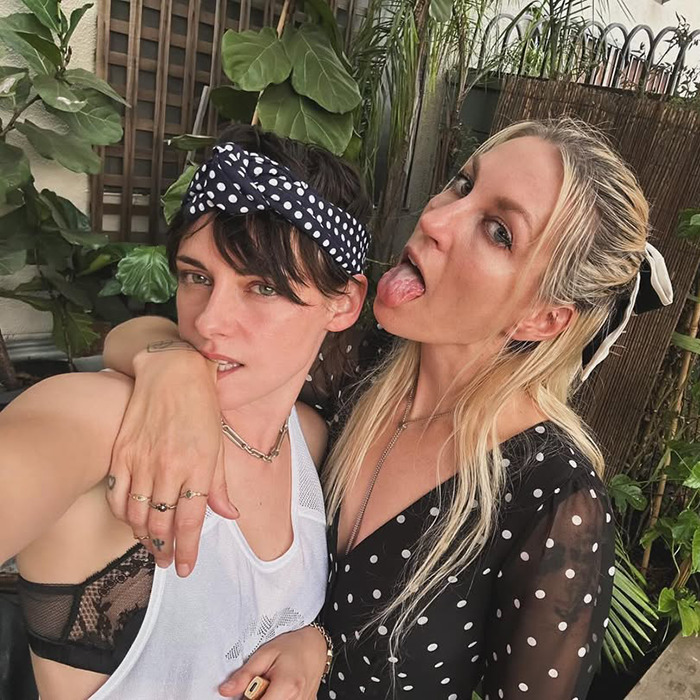 Kristen Stewart shows a dramatic transformation while walking the dog with her new wife in a casual outdoor setting. Kristen Stewart shows a dramatic transformation while walking the dog with her new wife in a casual outdoor setting.