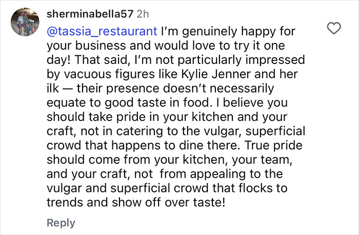 Restaurant Owners Brutally Slammed For 'Honoring' Kylie Jenner After Her Visit